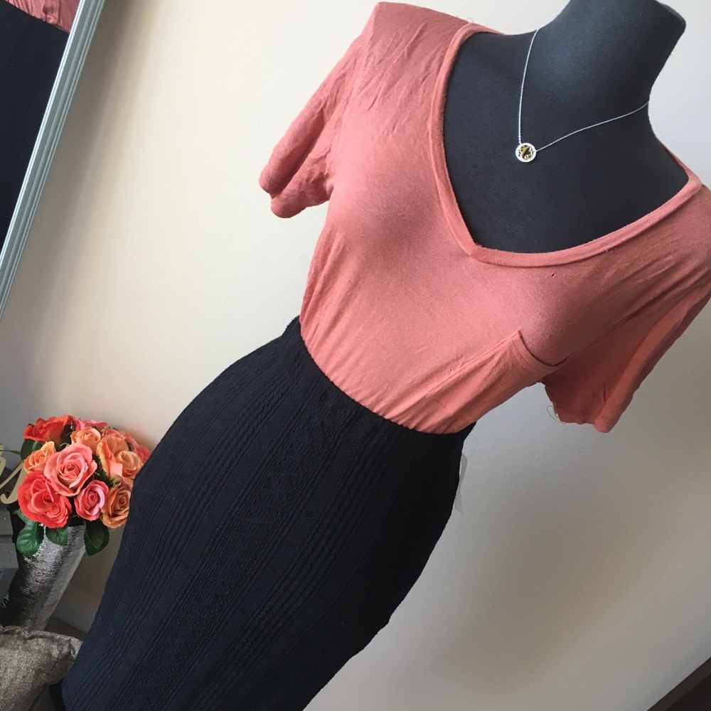 Black Knit Pencil Skirt NWT